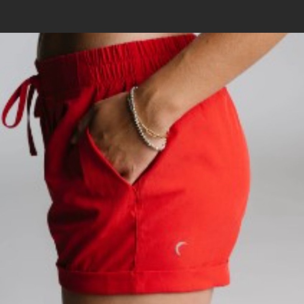 Zyia Chili Pepper Red Summer Shorts